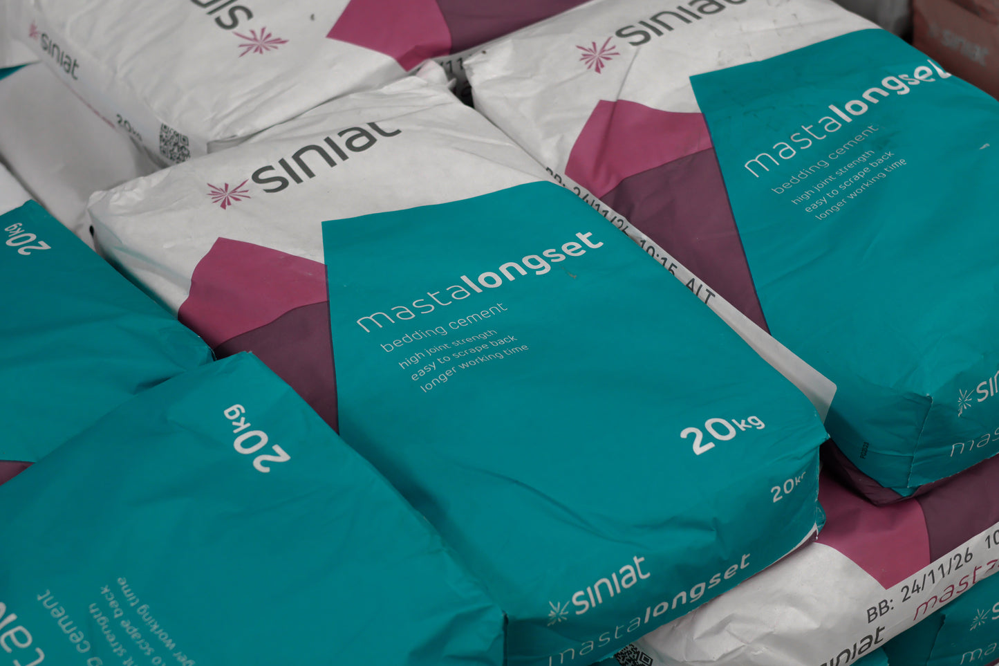 SINIAT MastaLongset Bedding Cement 20KG 80min Bag