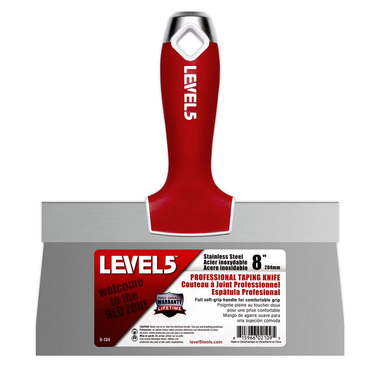Taping Knife Stainless 8" 200mm Level5 Tools
