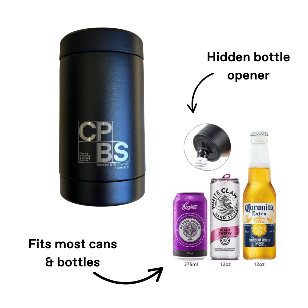 Insulated Cooler with Bottle Opener