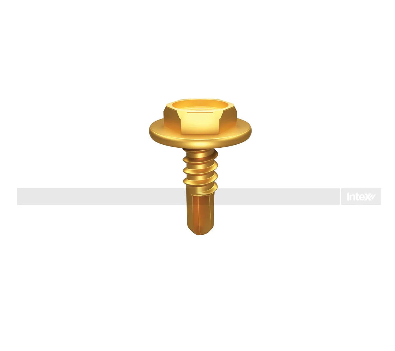 Intex Screws Hex Head Drill Point 12g x 20mm