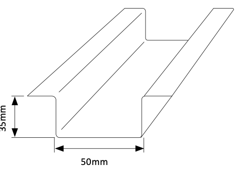 Junction Stud 50mm x 35mm x 6.0m 0.75 BMT
