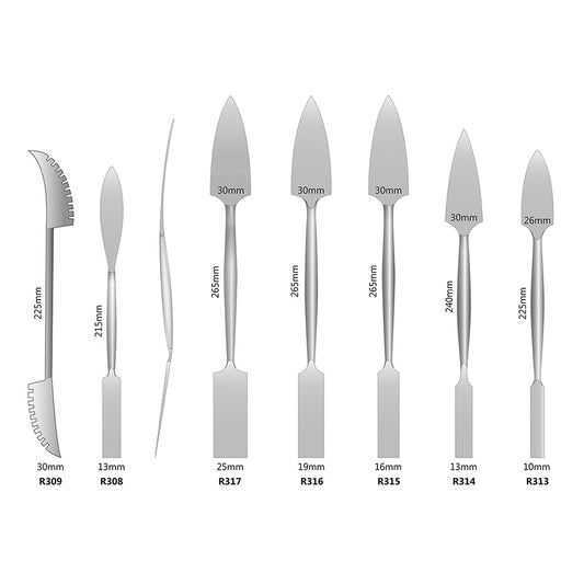 RAGNI Small Tool Trowel & Square Size 25mm x 265mm