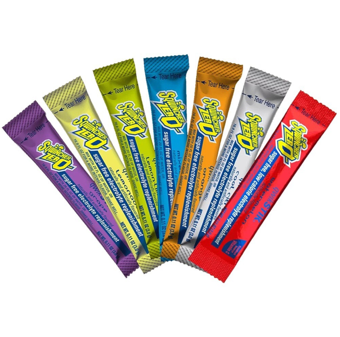 Sqwincher  Qwik Stiks - Mixed Flavours - 50PP