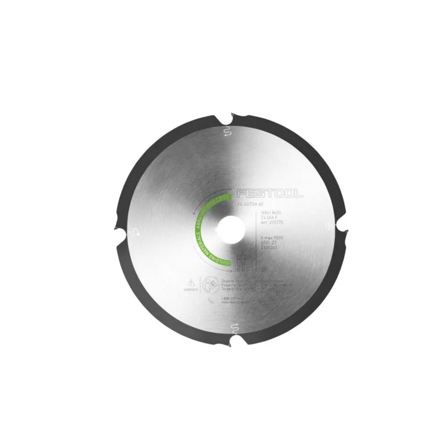 Festool Diamond Blade 168mm x 1.8mm x 20mm 4 Tooth