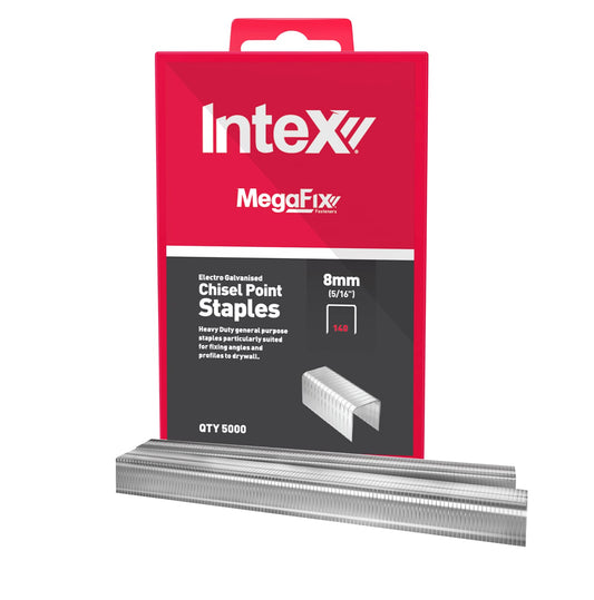 Intex Staples 8mm - Suit PlasterX®/Arrow/Rapid (Pack 5000)