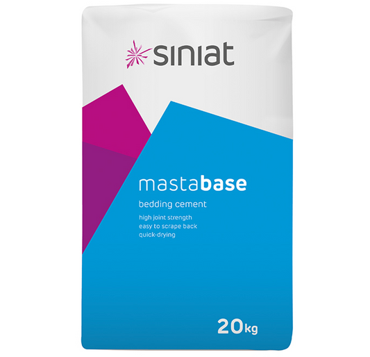 Siniat Mastabase Bedding Cement 20kg Bag 45minutes
