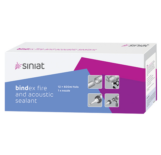 Siniat BindEx Fire & Acoustic Sealant 600ml Foil Tube 0.96kg/tube