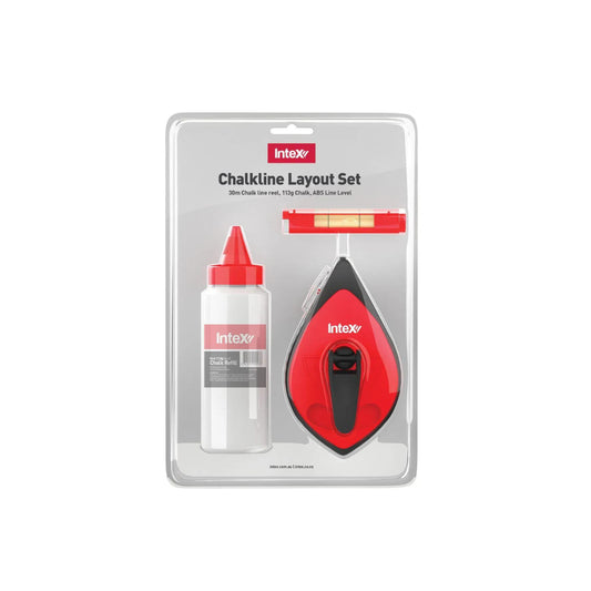 Intex Chalk Reel Kit (Incl. Reel, 113g Chalk & String Line Level)