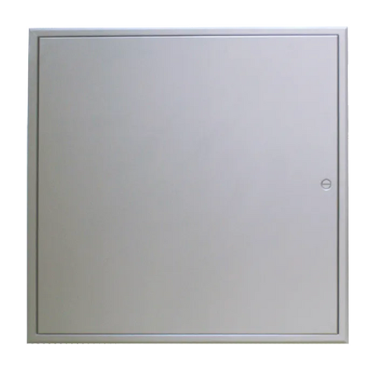Metal Access Panel 600 x 600. Hinged Flanged Edge Push Lock