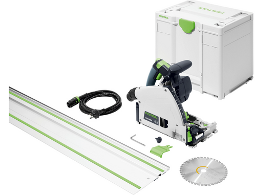 Festool TS60K 168mm Plunge Saw in Systainer with 1400mm Rail