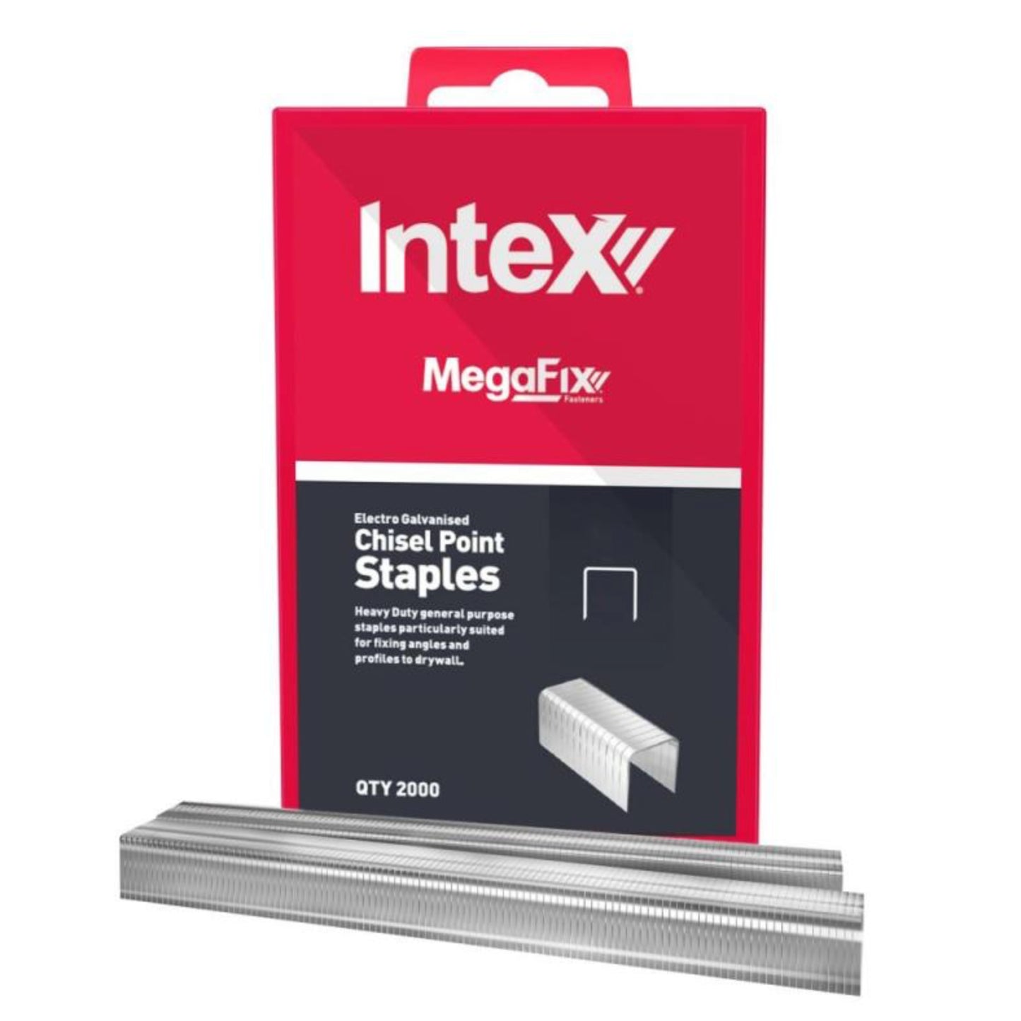 Intex MegaFix Staples 10mm Pack of 2000 Chisel Point General Purpose 9SA10