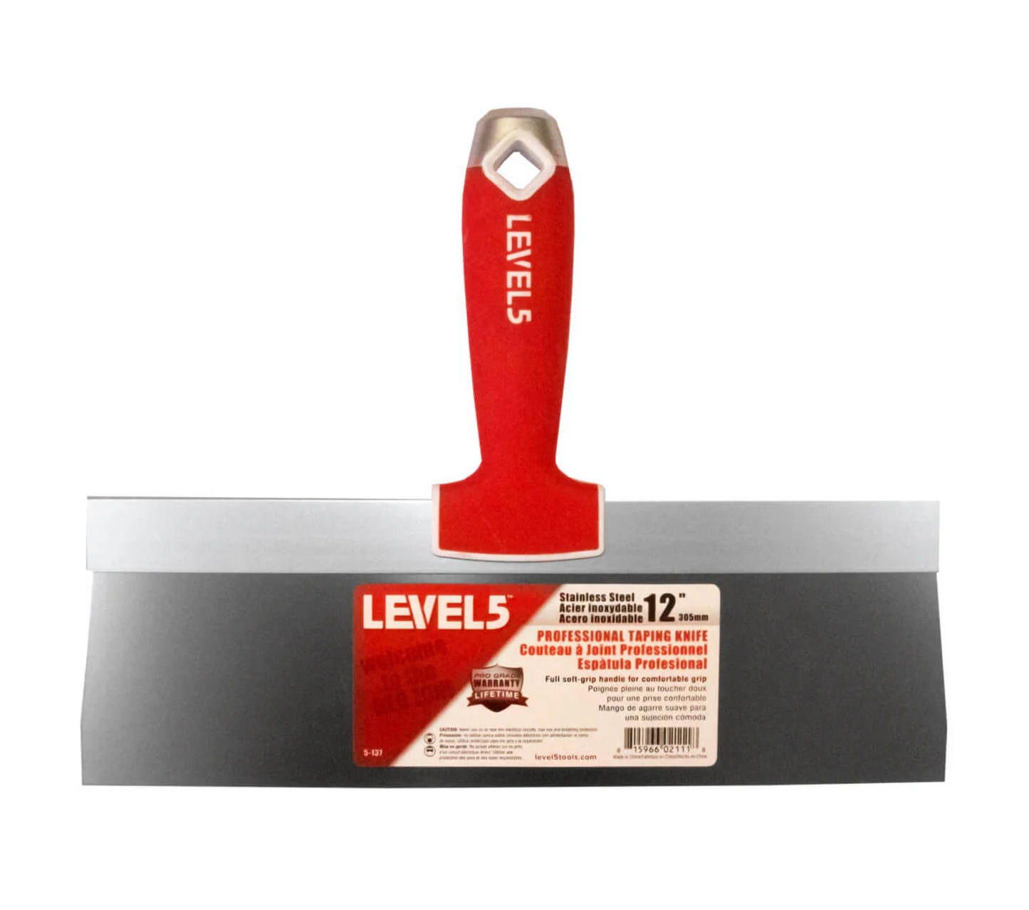 Taping Knife Stainless 12" 300mm Level5 Tools