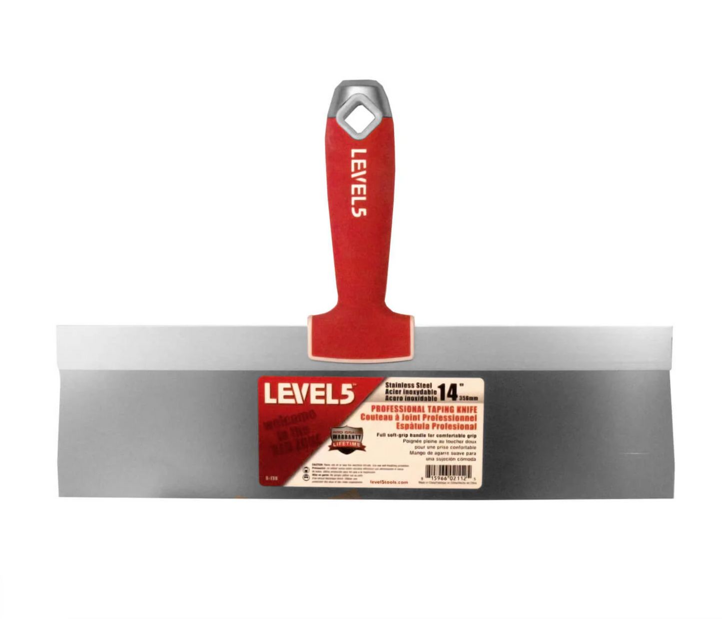 Taping Knife Stainless 14" 350mm Level5 Tools