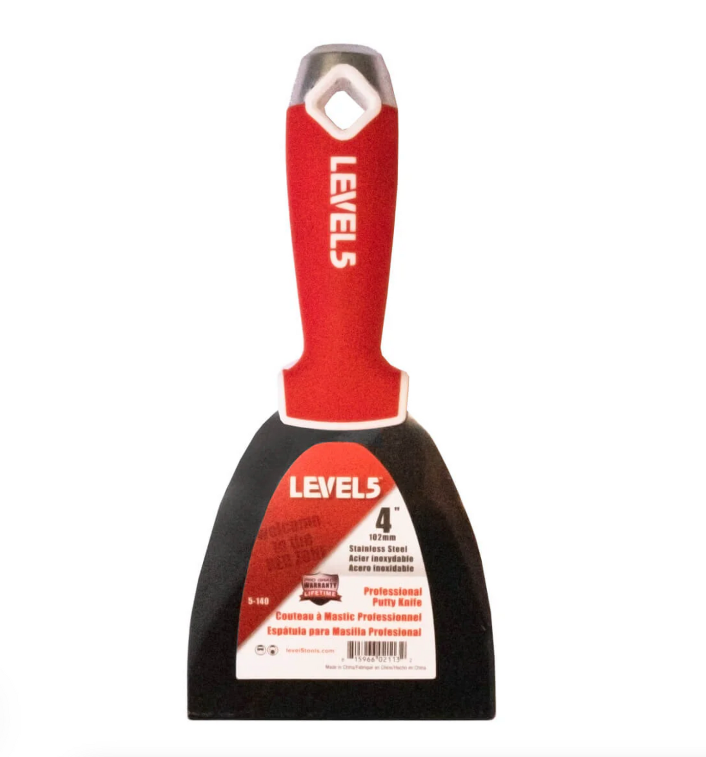 Joint Knife Stainless Soft Grip 4" 100mm Level5