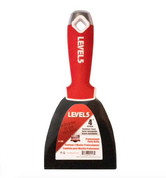 Joint Knife Stainless Soft Grip 4" 100mm Level5