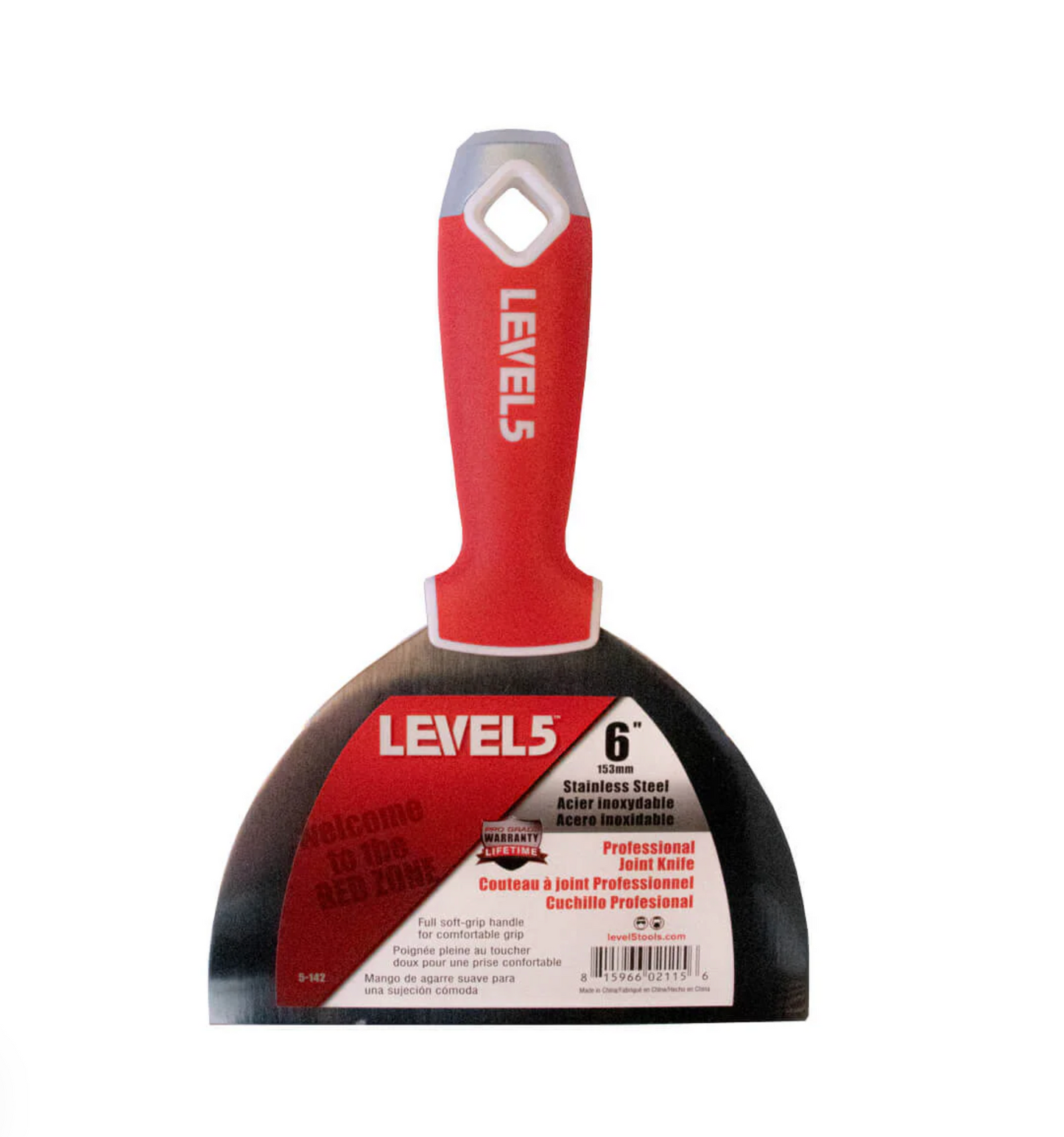 Joint Knife Stainless Soft Grip 6" 150mm Level5