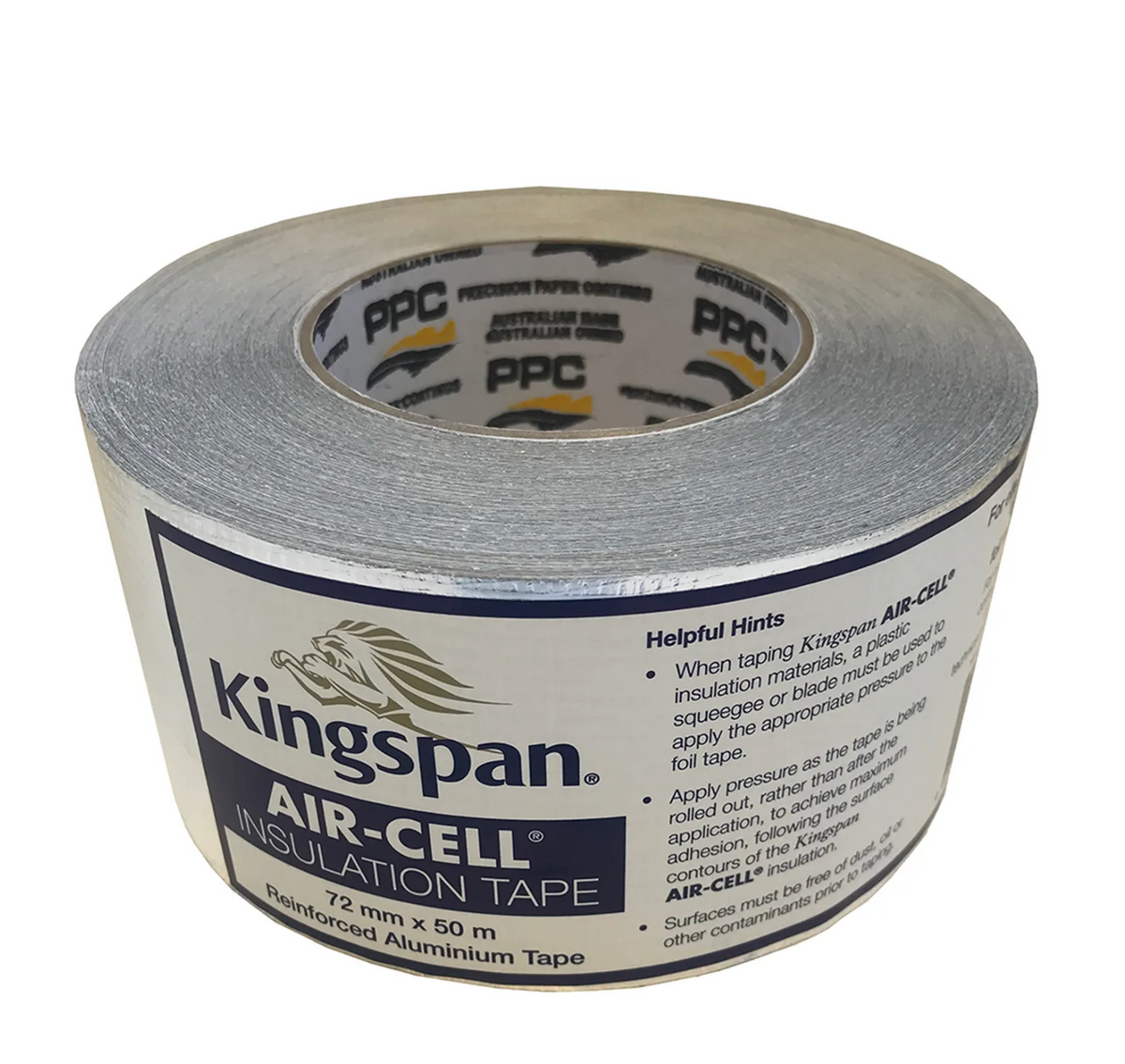KingSpan Air-Cell Insulation Tape 72mm x 50m Silver