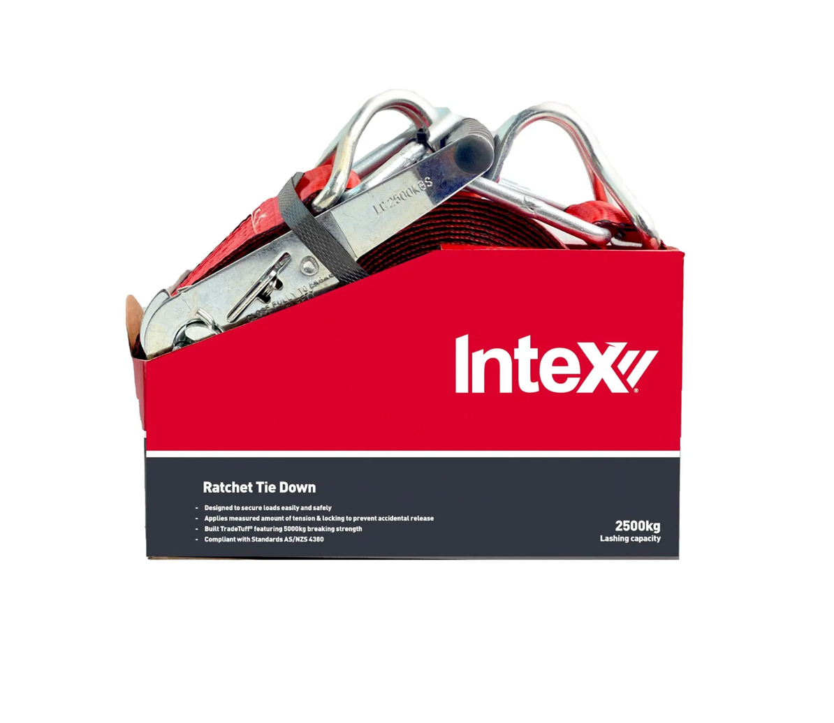 Ratchet Tie Down 2500kg W.L.L 50mm x 9m
