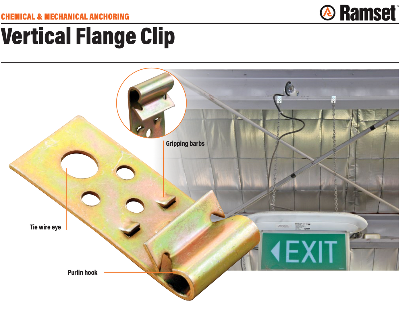 Ramset Purlin Clips 13mm