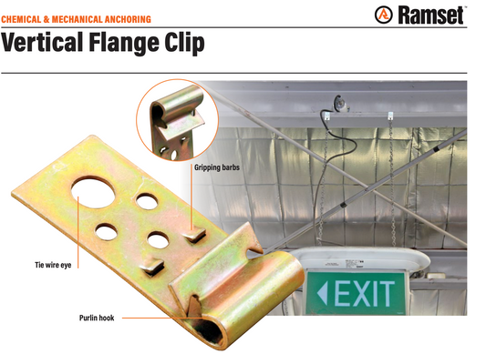 Ramset Purlin Clips 13mm