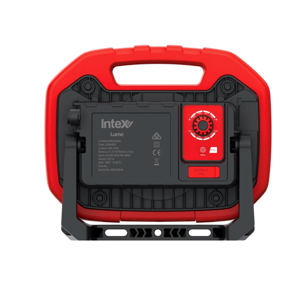 40W Battery LED Light 4000 Lumens - Bluetooth Speaker