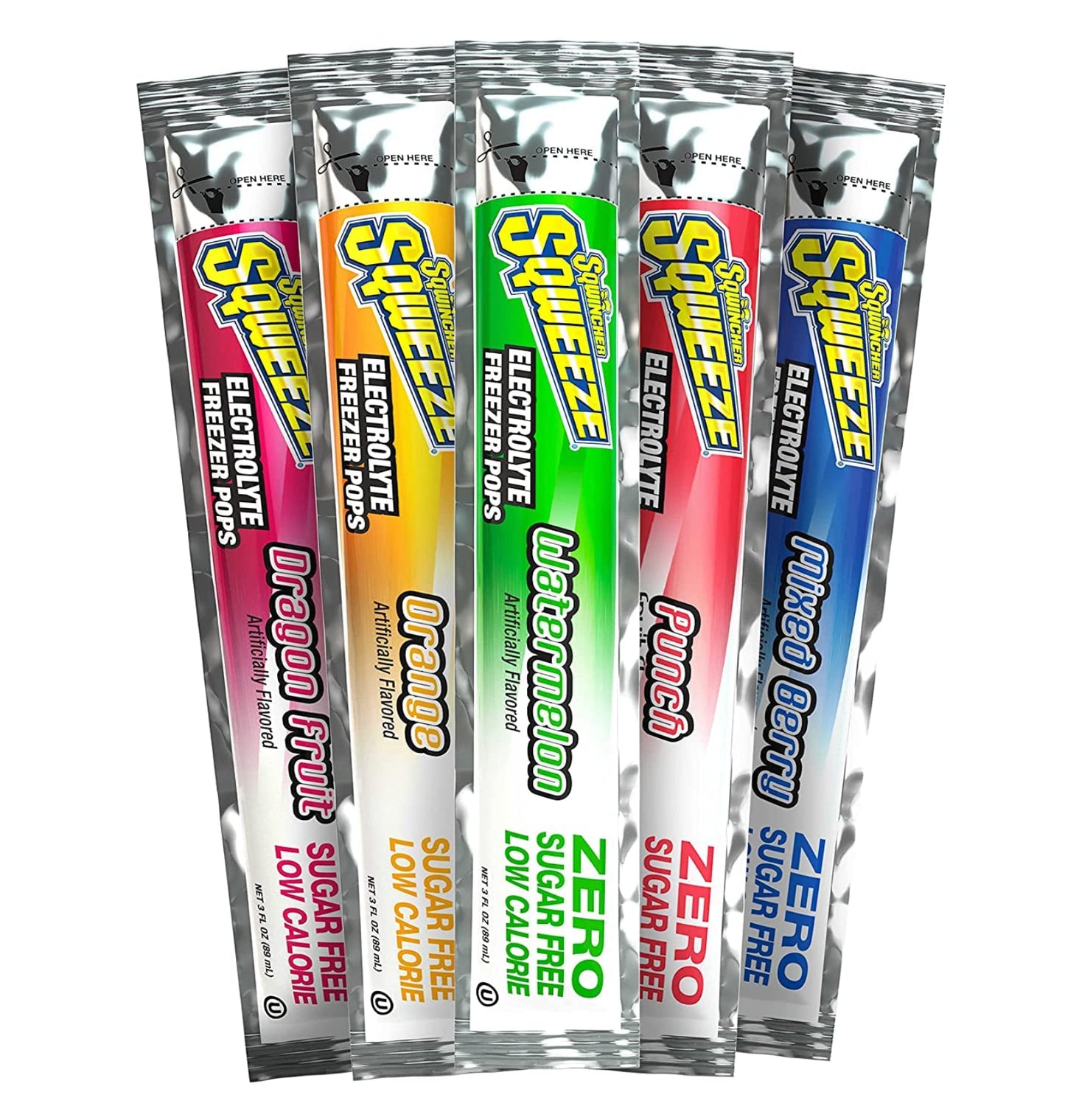 Sqwincher Sqweeze Electrolyte Freezer Pops - Zero Sugar - 10 pack