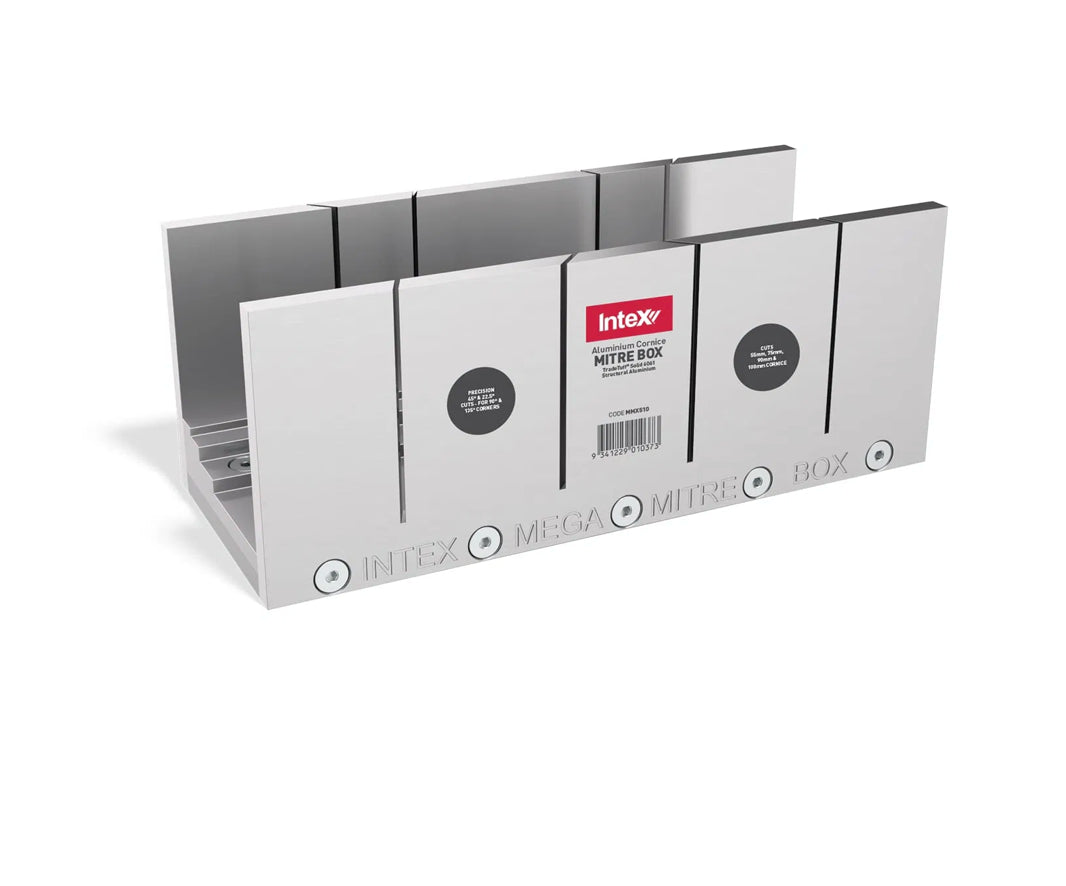 Intex PlasterX® Aluminium Mitre Box (55, 75, 90, 100mm Cornice)
