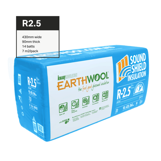 Earthwool® R-2.5 HD SoundShield - 90mm x  1160mm - 14pc/pack