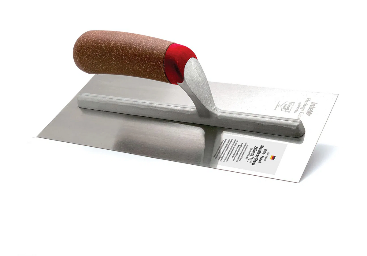 PlasterX Heritage Stainless Steel Trowel with Cork Handle