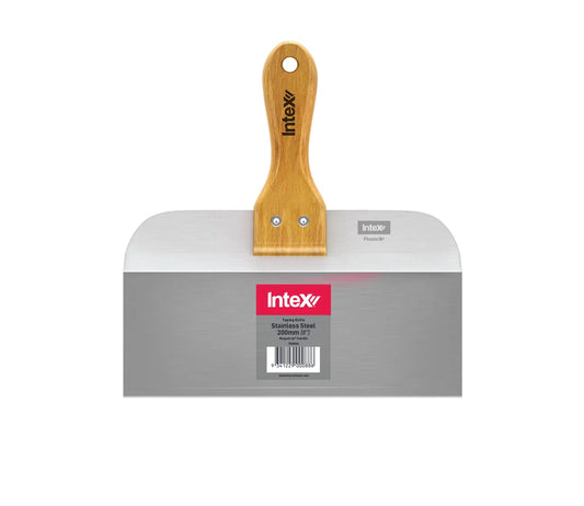 Intex PlasterXÂ® Stainless Steel Taping Knives with Wood Handles